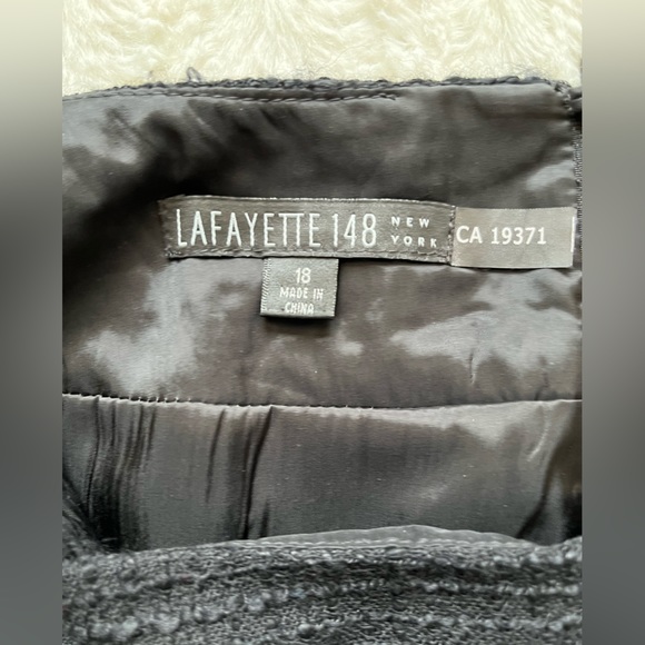 Lafayette 148 Wool Tweed Pencil Skirt sz 18 - Picture 5 of 9